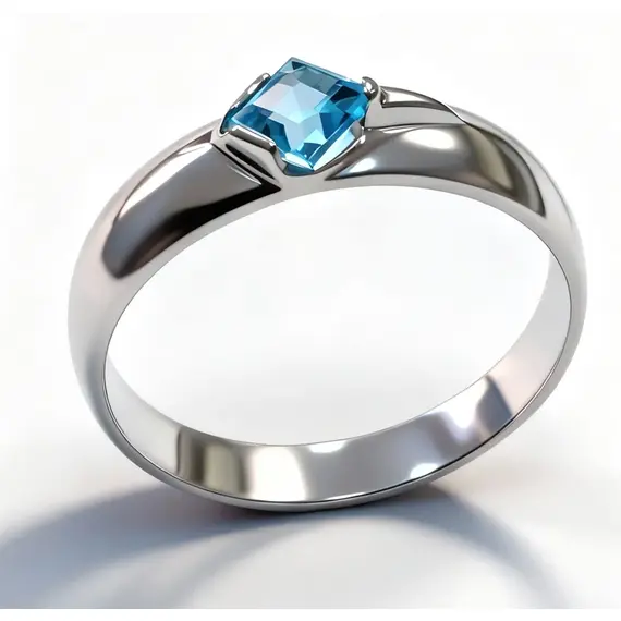 Ювелирное кольцо из серебра 925 пробы, изображение 2