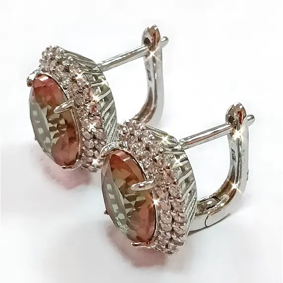 Ювелирные серьги из серебра, изображение 2