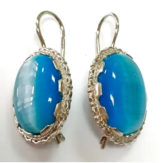 Ювелирные серьги из серебра, изображение 2