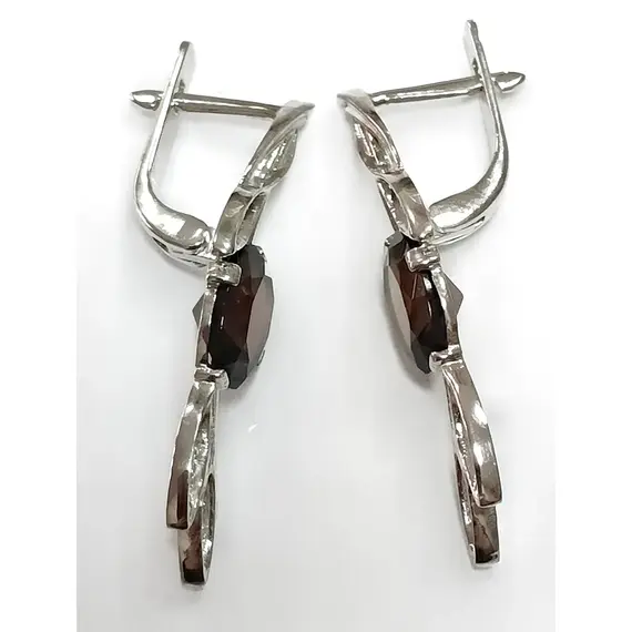 Ювелирные серьги из серебра, изображение 2