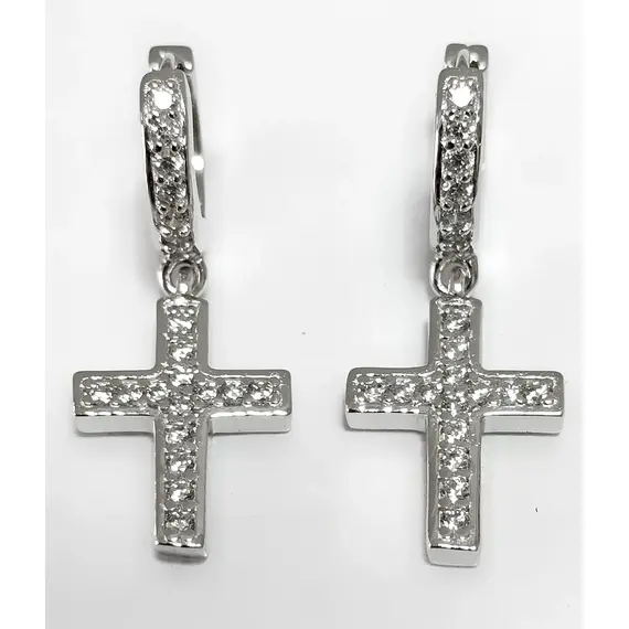 Ювелирные серьги из серебра, изображение 2