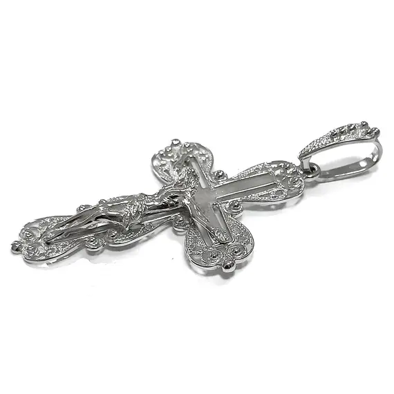 Ювелирный крест из серебра, изображение 2