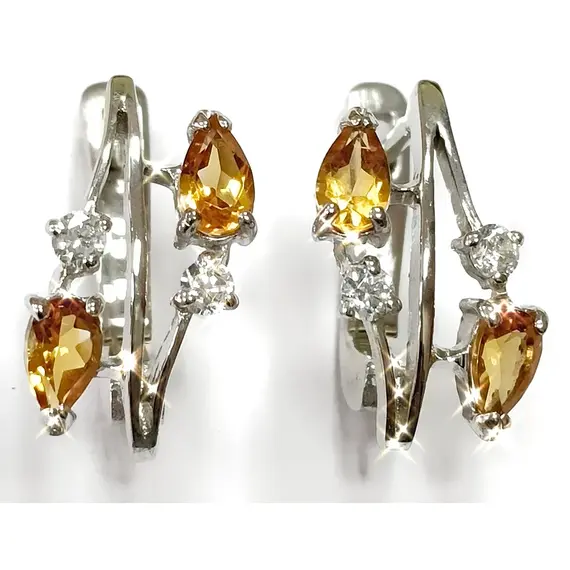 Ювелирные серьги из серебра 925 пробы