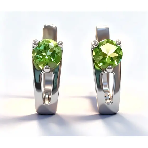 Ювелирные серьги из серебра 925 пробы, изображение 2