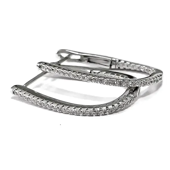 Ювелирные серьги из серебра, изображение 3