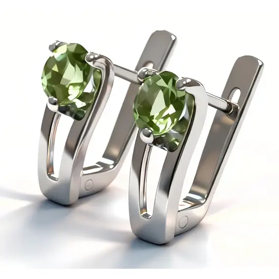 Ювелирные серьги из серебра 925 пробы