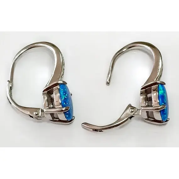 Серьги из серебра с опалами, изображение 3