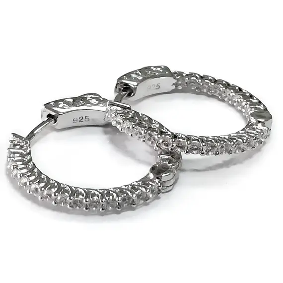 Ювелирные серьги из серебра, изображение 3