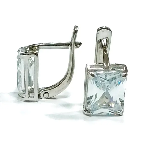Серьги ювелирные из серебра 925 пробы, изображение 2