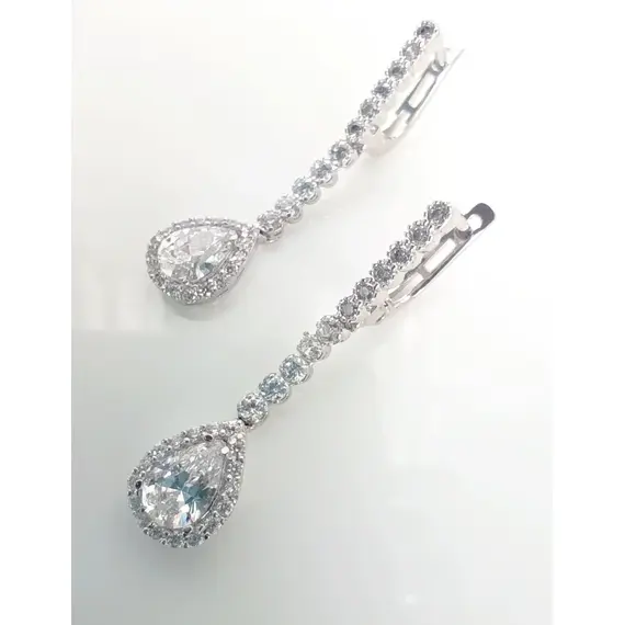 Серьги ювелирные Эстерелла, серебро 925 пробы, изображение 4