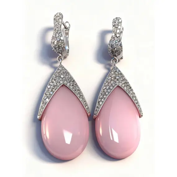 Ювелирные серьги из серебра 925 пробы