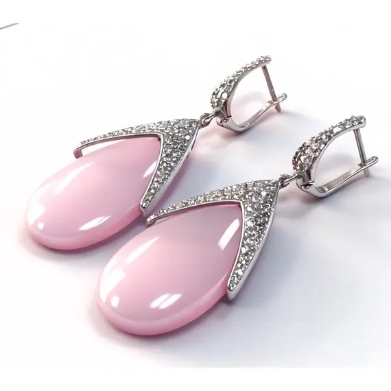 Ювелирные серьги из серебра 925 пробы, изображение 2