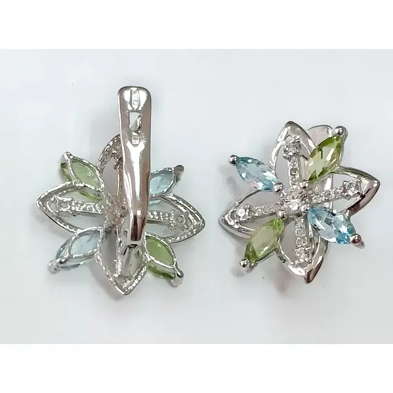 Ювелирные серьги из серебра 925 пробы, изображение 4