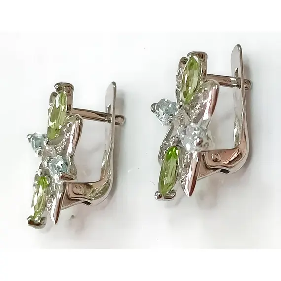 Ювелирные серьги из серебра 925 пробы, изображение 3