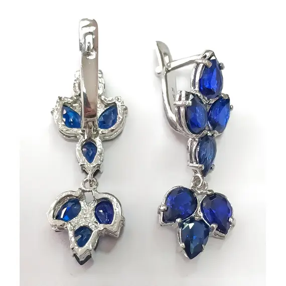 Ювелирные серьги из серебра, изображение 3