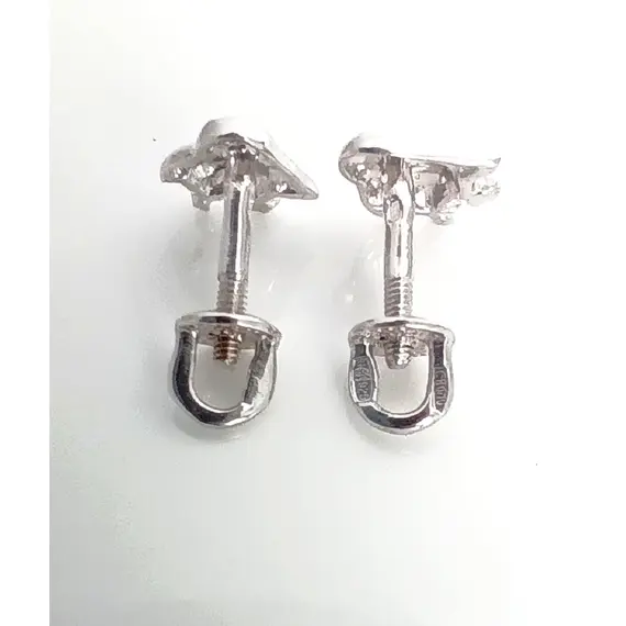 Серьги - пусеты Эстерелла, серебро, 925 проба, изображение 4