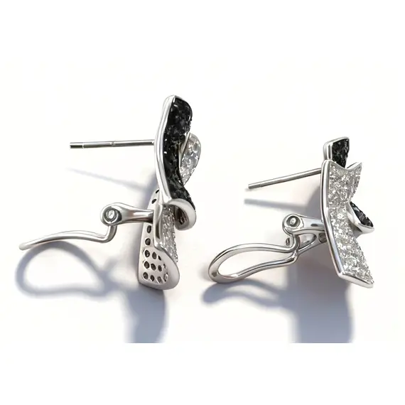Ювелирные серьги из серебра 925 пробы, изображение 3