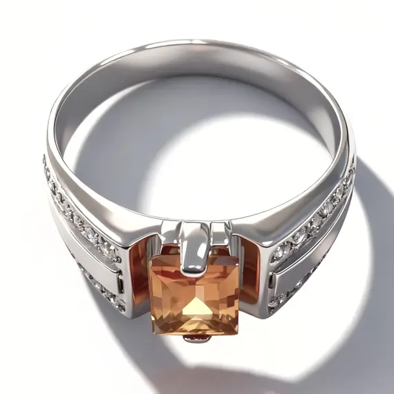 Ювелирное кольцо из серебра 925 пробы, изображение 4