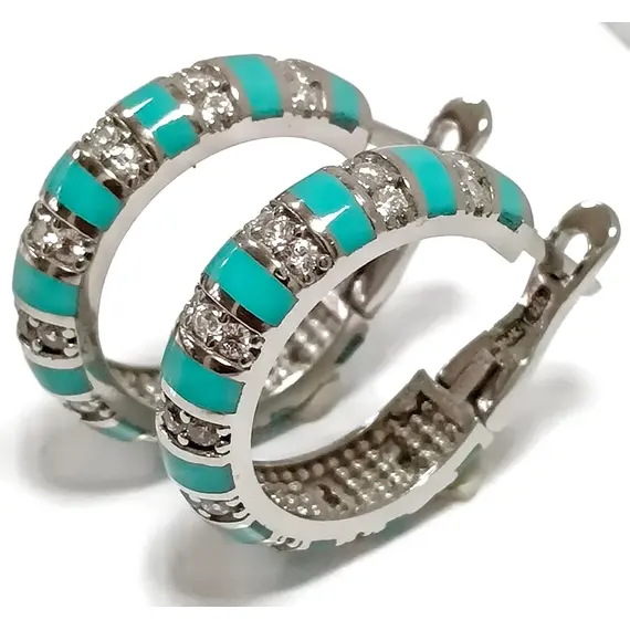 Ювелирные серьги из серебра Эстерелла, изображение 2