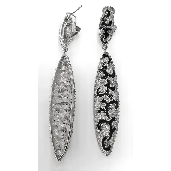 Ювелирные серьги из серебра 925 пробы, изображение 3