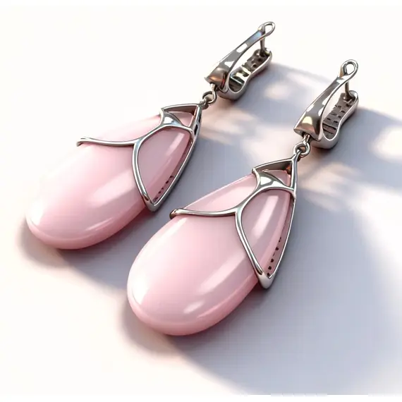 Ювелирные серьги из серебра 925 пробы, изображение 3