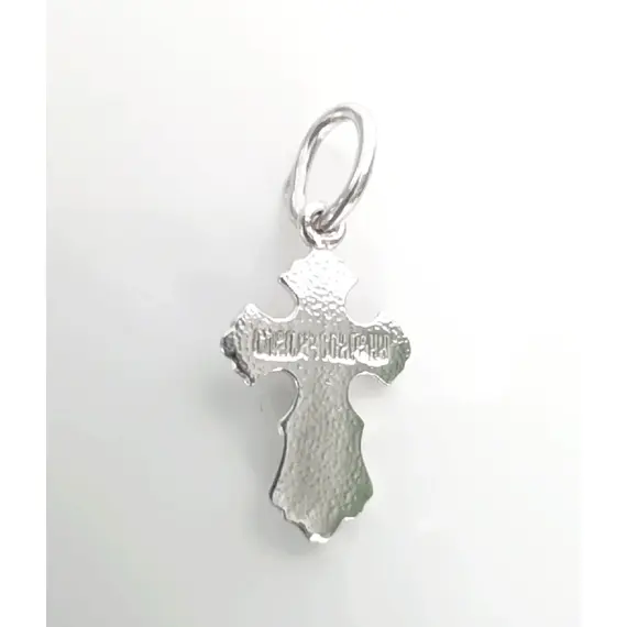 Крестик Эстерелла, серебро, 925 проба, родированный/Ф, изображение 4