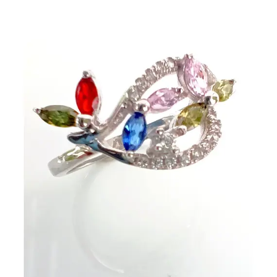 Кольцо с фианитами  Эстерелла, серебро 925, изображение 5