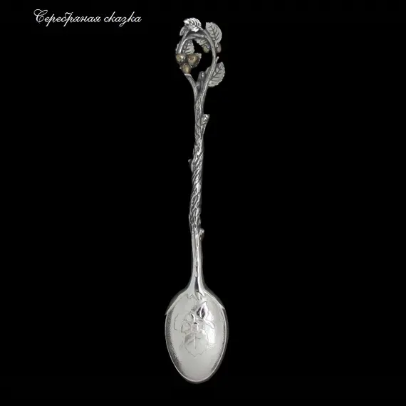 Серебряная ложка Орех, изображение 2
