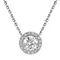 Колье с выращенными бриллиантами 0.648 ct