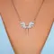 Колье Ангел с выращенными бриллиантами 1.224 ct, изображение 3