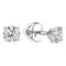 Серьги с выращенными бриллиантами 1.080 ct