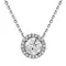 Колье с выращенными бриллиантами 1.068 ct