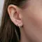 Серьги с выращенными бриллиантами 0.316 ct, изображение 2