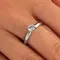 Кольцо с выращенным бриллиантом 0.459 ct, изображение 6
