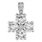 Подвеска с выращенными бриллиантами 0.545 ct