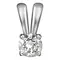 Подвеска с выращенным бриллиантом 0.310 ct