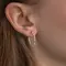 Серьги с выращенными бриллиантами 0,294 ct, изображение 2