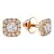 Серьги с выращенными бриллиантами 0.840 ct