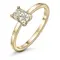 Кольцо с выращенным бриллиантом 0.510 ct