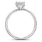 Кольцо с выращенным бриллиантом огранки "Радиант" 0,723 ct, изображение 3
