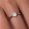 Кольцо с выращенным бриллиантом 0,352 ct, изображение 5