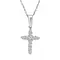 Крест с выращенными бриллиантами 0,291 ct