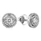 Серьги с выращенными бриллиантами 0,963 ct