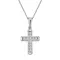 Крест с выращенными бриллиантами 0.271 ct