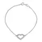 Браслет с выращенными бриллиантами 0.176 ct