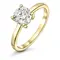 Кольцо с выращенным бриллиантом 1.080 ct