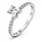 Кольцо с выращенными бриллиантами 1.053 ct