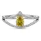 Кольцо с выращенными бриллиантами 0.565 ct, изображение 2