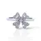Кольцо с бриллиантами из белого золота 585 пробы, изображение 3