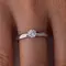 Кольцо с выращенным бриллиантом 0.331 ct, изображение 4